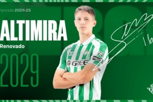 华体会体育-官方：贝蒂斯与中场阿尔蒂米拉续约至2029年，据悉解约金6000万欧